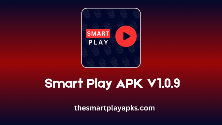 Smart Play 1.0.9 APK - uma imagem borrada com o logotipo e o nome de um aplicativo